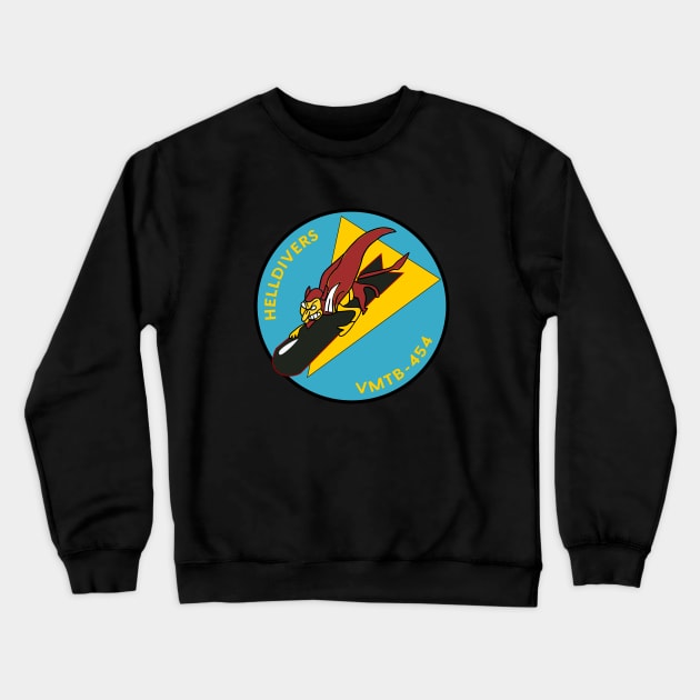 VMTB 454 Helldivers Crewneck Sweatshirt by Yeaha